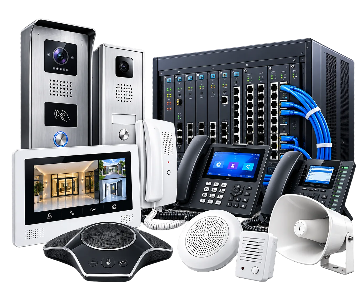 Intercom, EPABX, video door phone and communication equipment